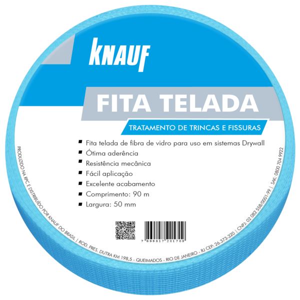 Fita Telada Azul 90m - Knauf