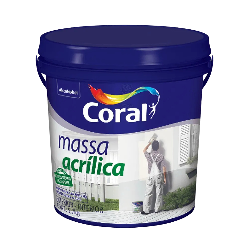 Massa Acrílica Branca - Coral