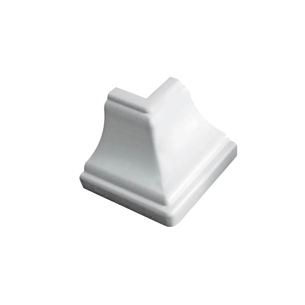 Canto Externo Forro PVC Branco - Perfilix