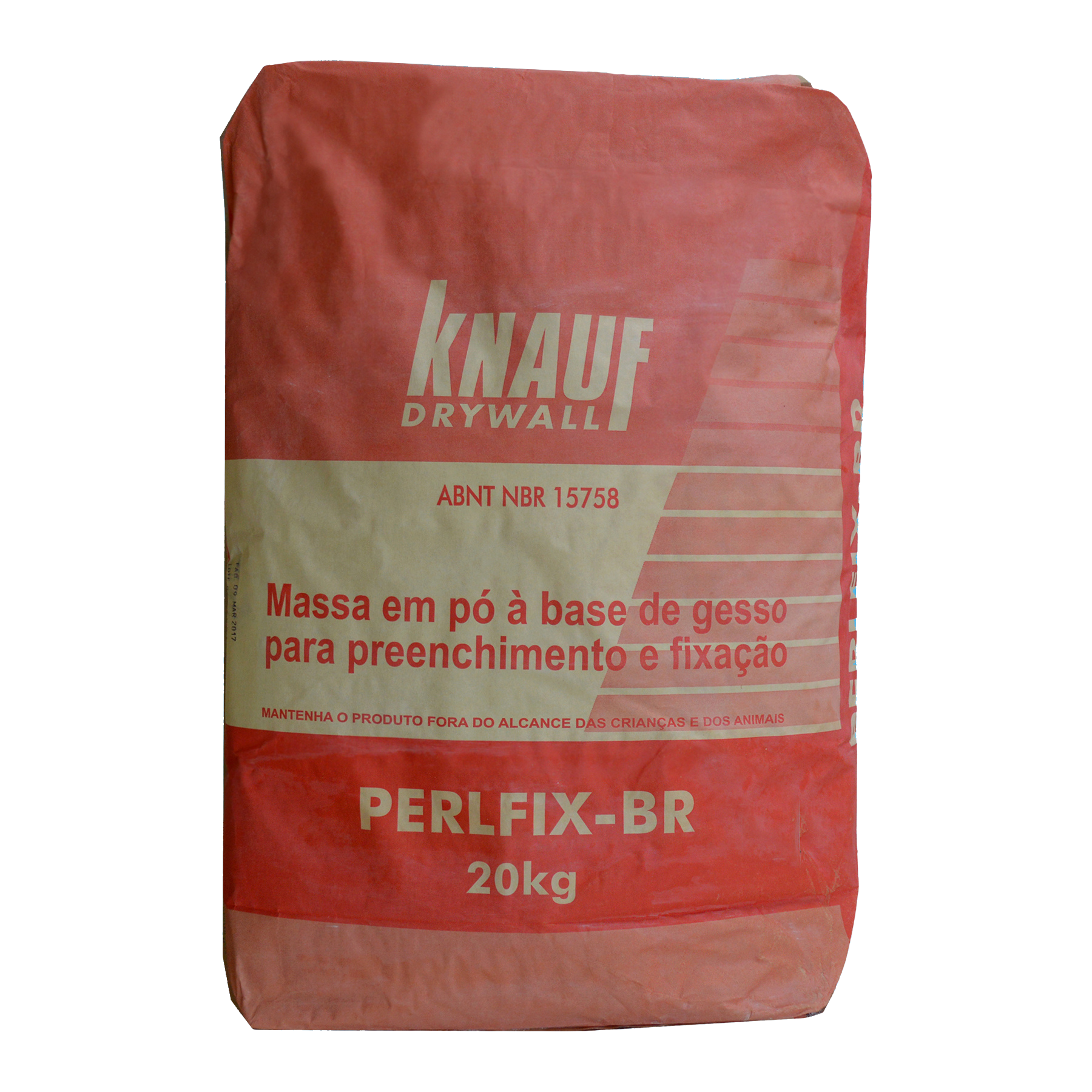  Massa Perlfix Cola 20kg Vermelho - Knauf